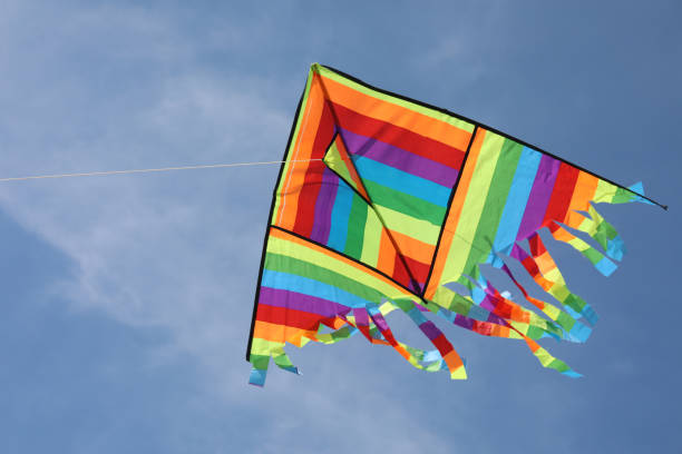 istock big kite with vivid colors on blue sky 1178966958