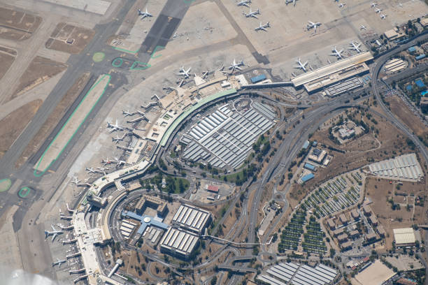 istock Airport, aerial view 1178975110