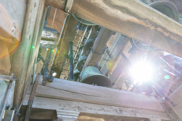 istock The metal bell inside the old bell tower 1178981396