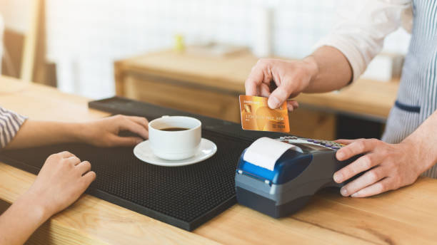 istock Credit card payment in cafe for morning coffee 1178985453