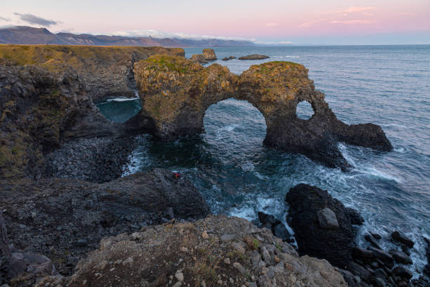 istock Famous rock Arch at Arnarstapi in Western Iceland 1178986906