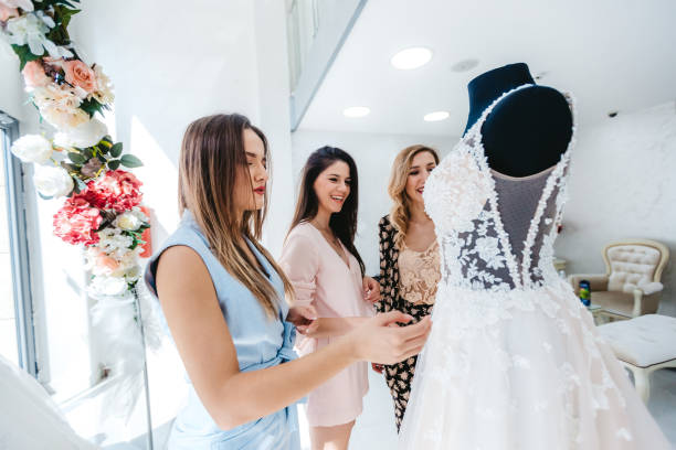 istock Trying wedding dress 1178990797
