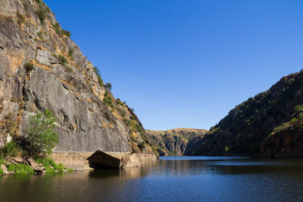 Cliffs of the Douro International Natural Park stock photo