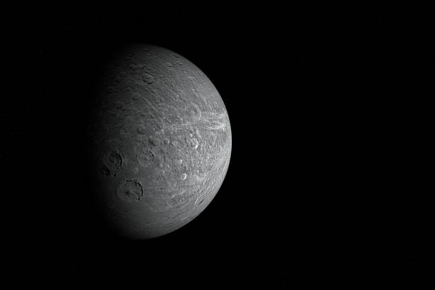 istock Dione - Moon of Saturn 1178995489