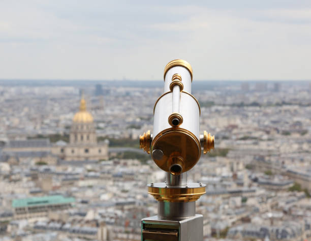 istock telescope on Eiffel Tower in Paris France 1178997339