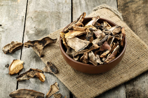 istock choped dried cepes mushrooms on burlap 1178999836