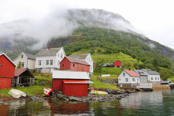istock Undredal fiord town 1179001105