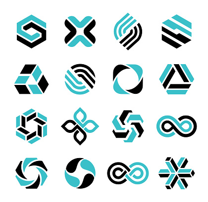 Vector illustration of the logo elements design.