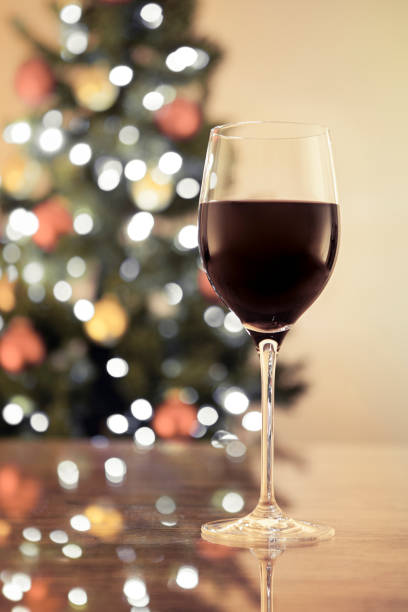 istock Wine and Christmas Decorations stock photo 1179003912