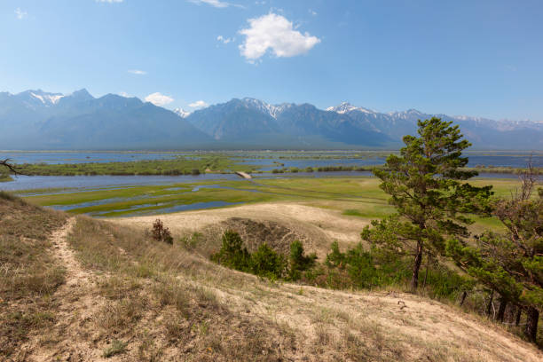 istock Floodwaters on the Barguzin River. 1179008487