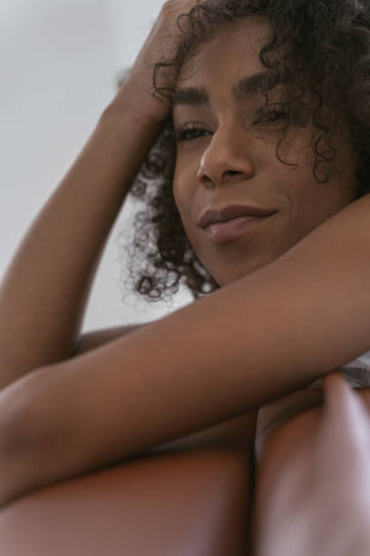 istock Beautiful woman being deep in her thought 1179008490