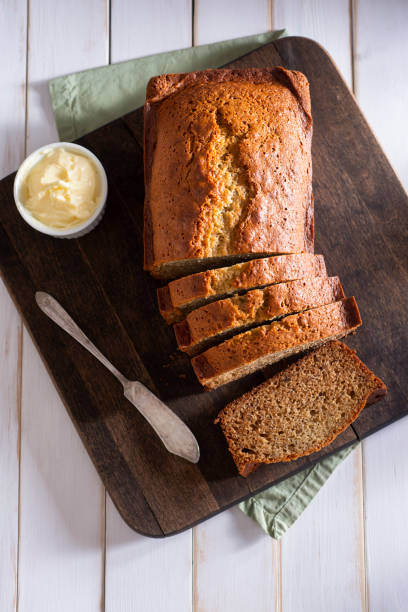 바나나 빵 - banana bread 뉴스 사진 이미지