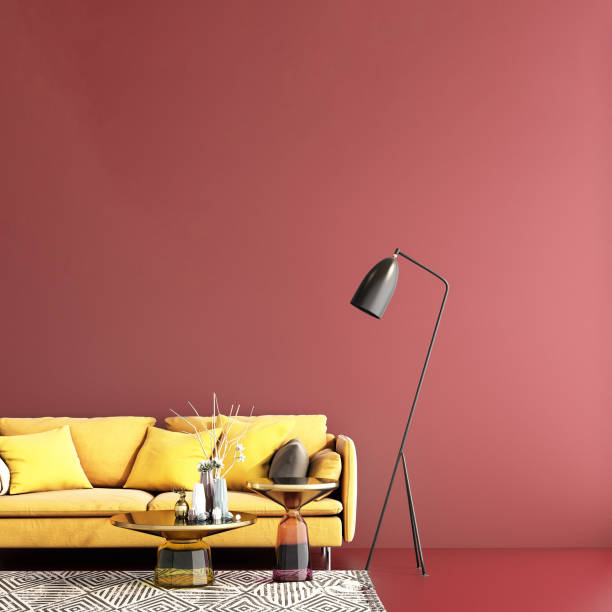 istock interior design for color trend 2020,3d rendering,3d illustration 1179014907