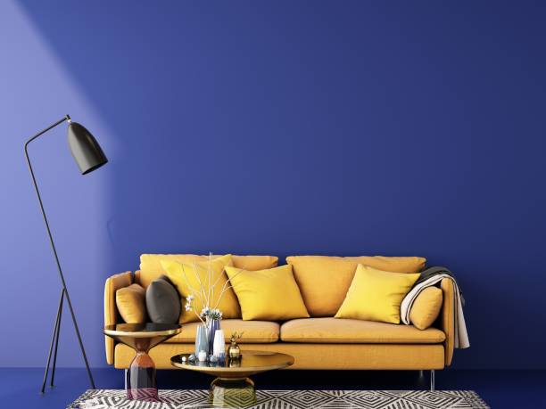 istock interior design for color trend 2020,3d rendering,3d illustration 1179014979