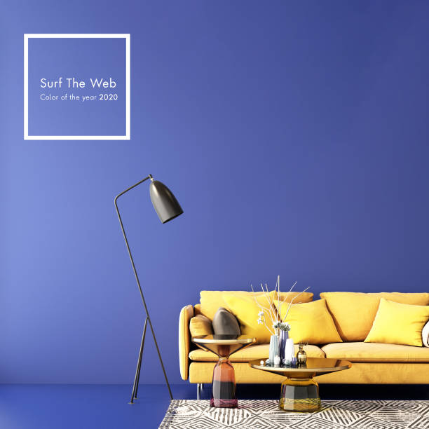 istock interior design for color trend 2020,3d rendering,3d illustration 1179015811