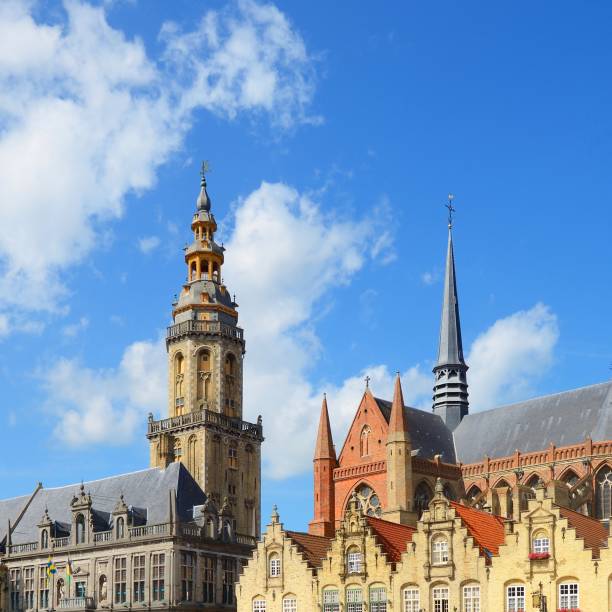 istock The old town of Veurne, Belgium 1179015824