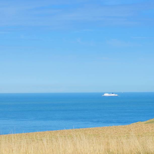 istock Ferry crossing Strait of Dover (Pas de Calais) on a sunny summer day 1179015840