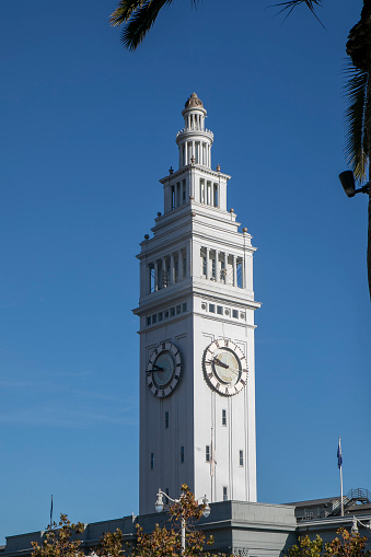 San Francisco Ferry Building is a terminal for ferries that travel across the San Francisco Bay
