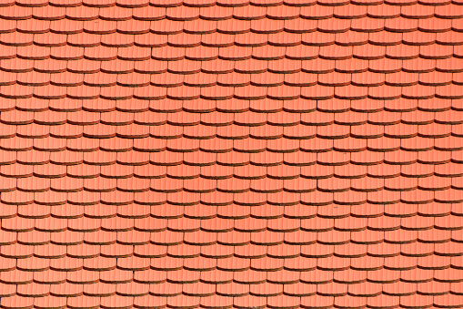 red roof tiles