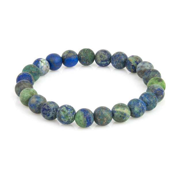 istock Stone bracelet isolated on white background 1179017884