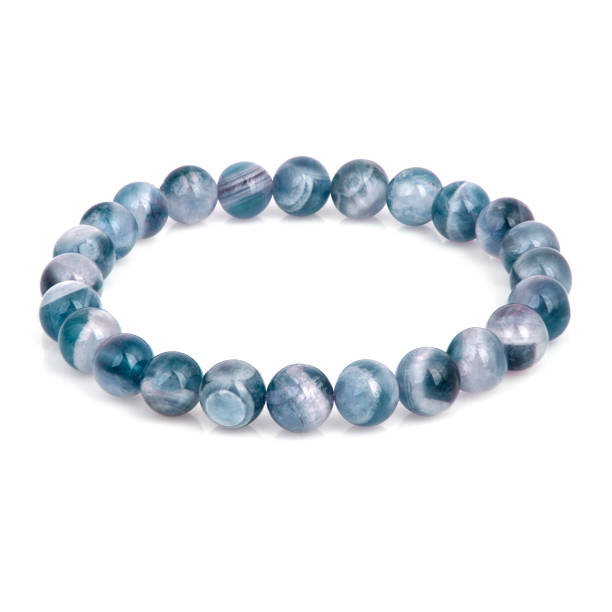 istock Stone bracelet isolated on white background 1179018745