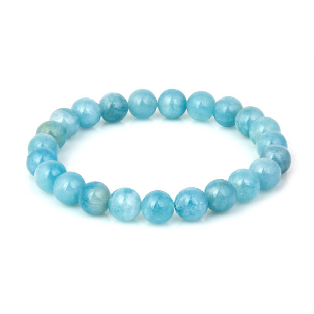 istock Stone bracelet isolated on white background 1179018924