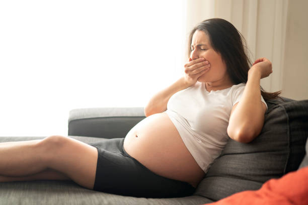 istock Pregnant is having pains 1179018946