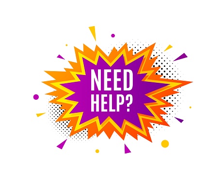 Help Sign Svg Need Help Symbol Support Service Sign Vector Stock Illustration ...