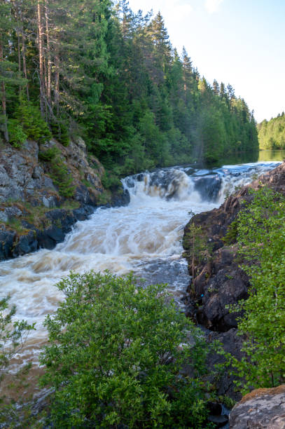 istock Kivach waterfall on the Suna River 1179027299