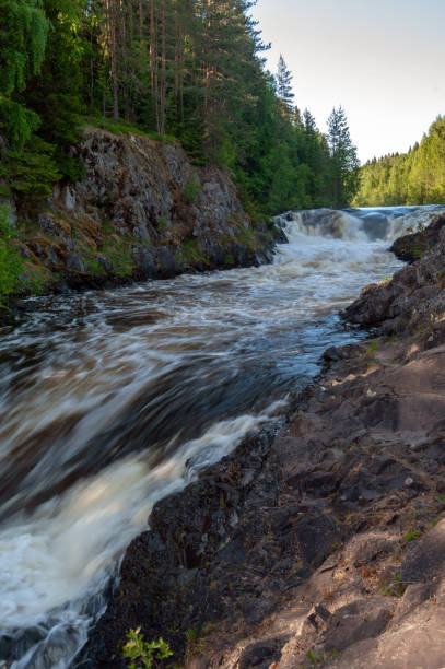 istock Kivach waterfall on the Suna River 1179027307