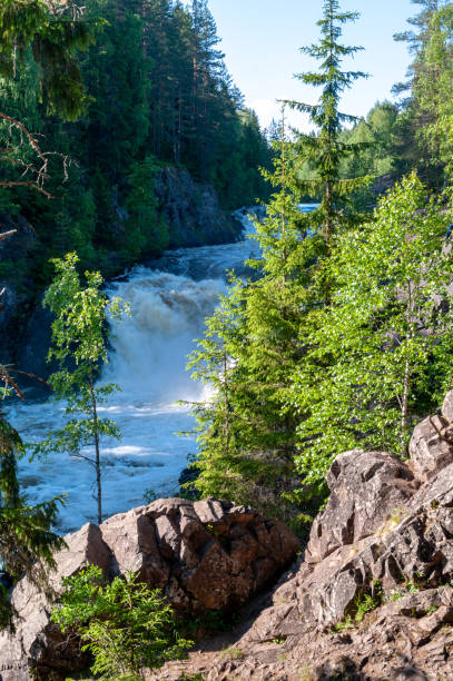 istock Kivach waterfall on the Suna River 1179027309