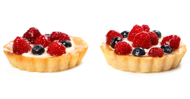 istock Sweet cakes with berries 1179045846