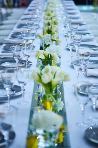 istock Fancy wedding reception area ready for guests and the party 1179047799