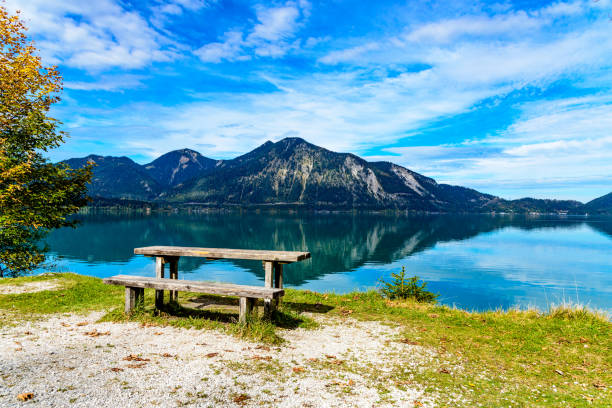 istock Walchensee. with alps mountains. Bavaria, Germany 1179047958