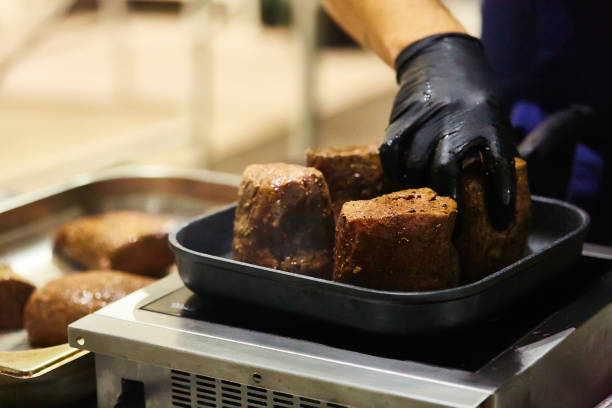 istock The beef steak in a frying pan. Shallow dof 1179048036