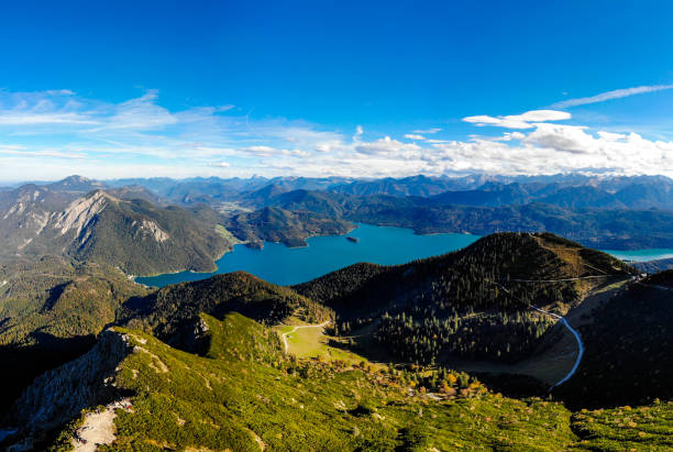 istock Walchensee. with alps mountains. Bavaria, Germany 1179048307