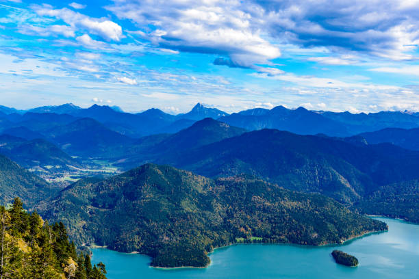 istock Walchensee. with alps mountains. Bavaria, Germany 1179051209