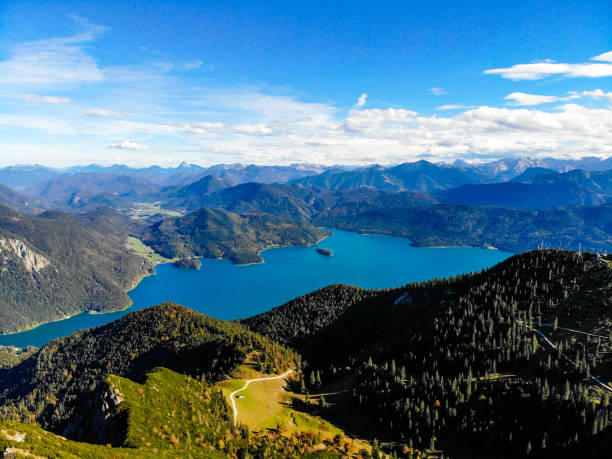 istock Walchensee. with alps mountains. Bavaria, Germany 1179052038