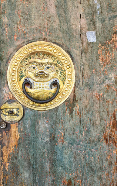 istock Texture Cracked Paint at the Erdene Zuu Monastery at Central Mongolia 1179054386