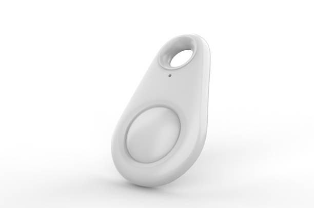 istock Bluetooth anti-lost key finder device 3d illustrator for branding. 1179087452
