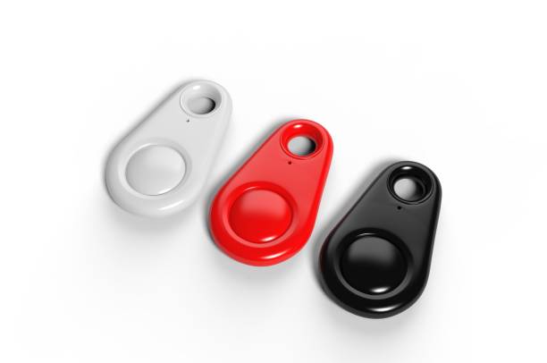 Bluetooth anti-lost key finder device 3d illustrator for branding. Bluetooth anti-lost key finder device 3d illustrator. key ring photos stock pictures, royalty-free photos & images