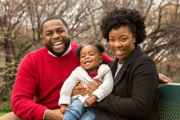 istock Happy African American family 1179090748