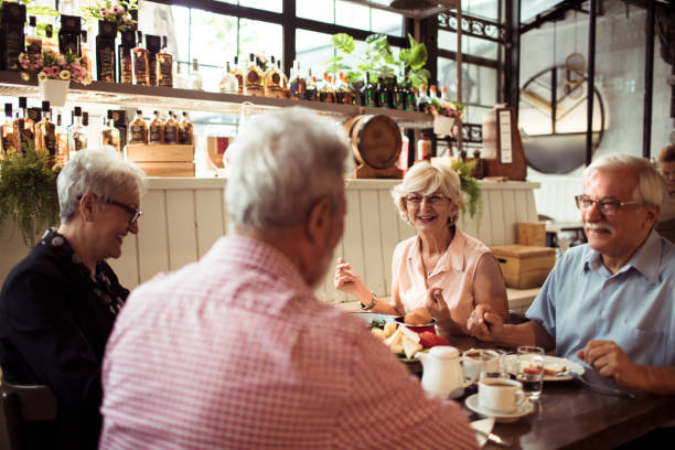 istock Seniors in a restaurant 1179098797