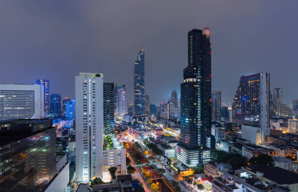 istock Bangkok city, Thailand at night 1179100626