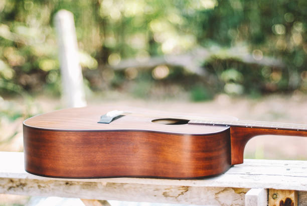 istock Mahogany Wood Guitar 1179108447
