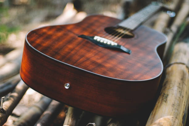 istock Mahogany Wood Guitar 1179108724