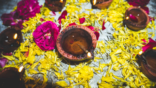 istock Diwali Diya(oil lamp) also known as diva 1179109924