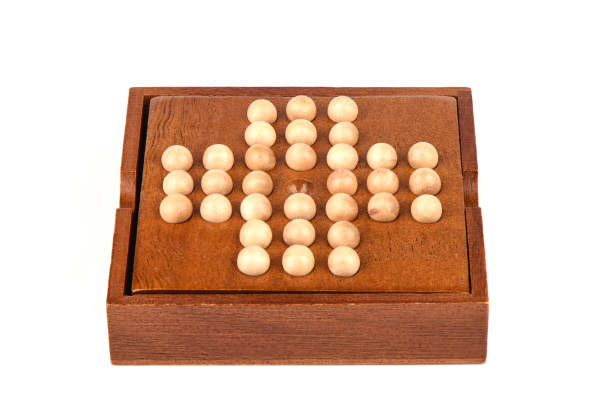 istock Board game Madagascar checkers 33 cells over a white background. 1179111678