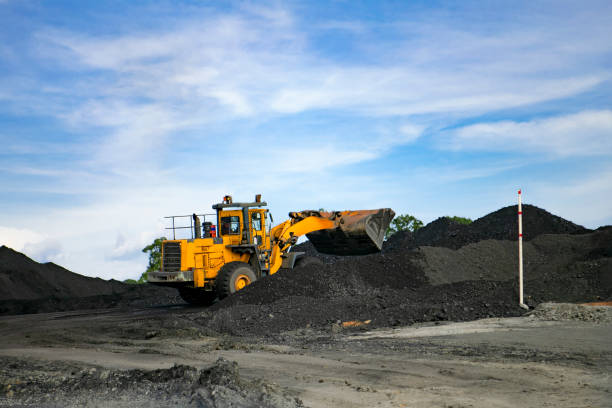 istock coal mining production at one of the open fields 1179113884