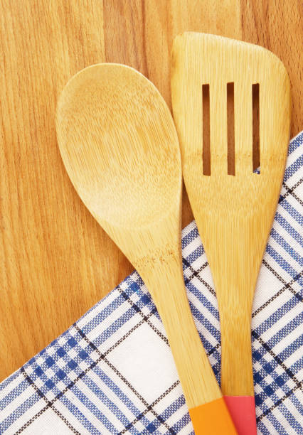 istock Cooking concept, tablecloths, spatula and spoon 1179114813